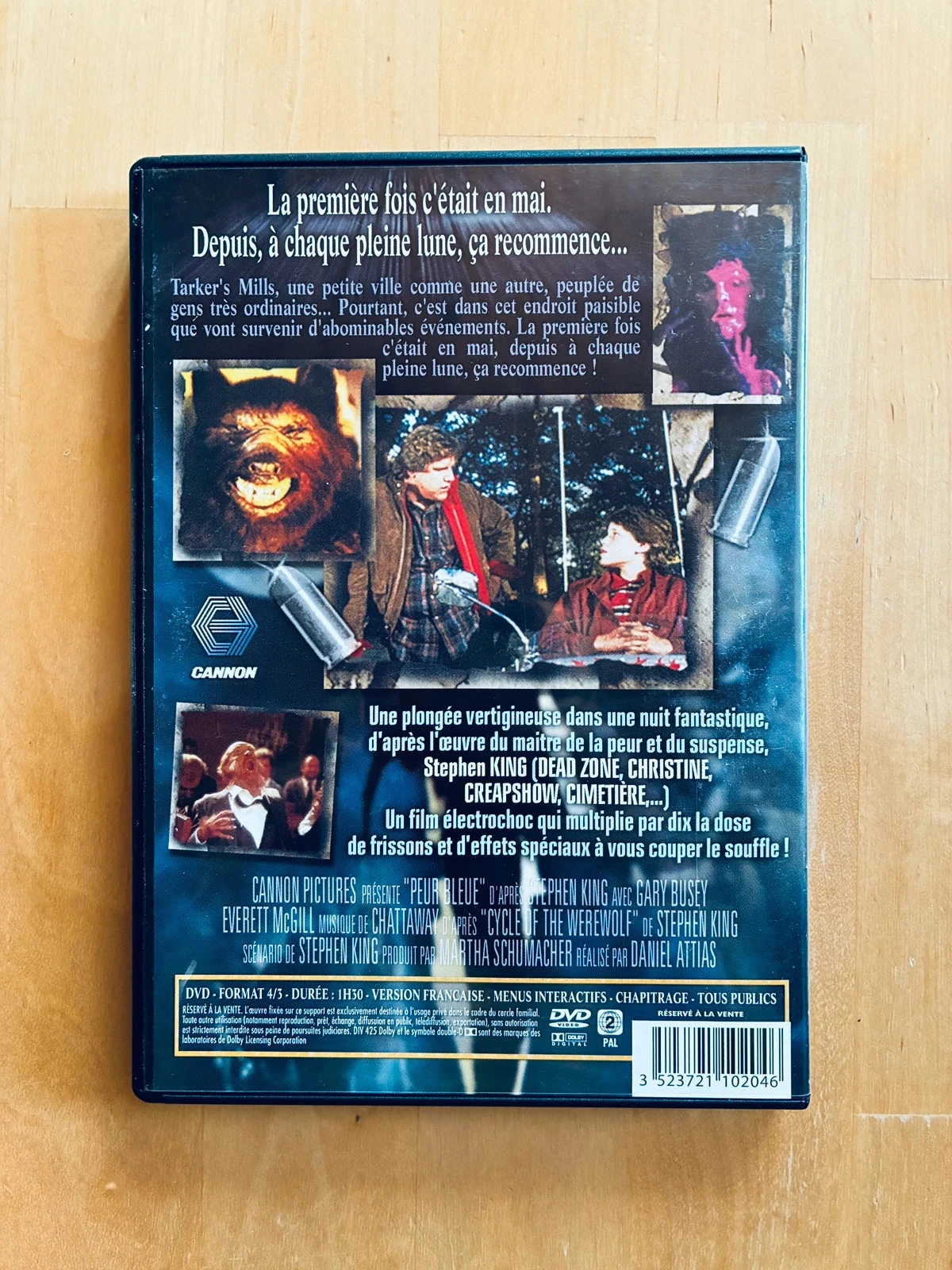 DVD Peur Bleue Stephen King. – photo 3